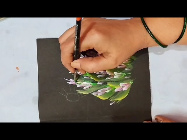 Easy Flowers Painting || Acrylic Painting ||Beginners Painting || #art  ||#painting