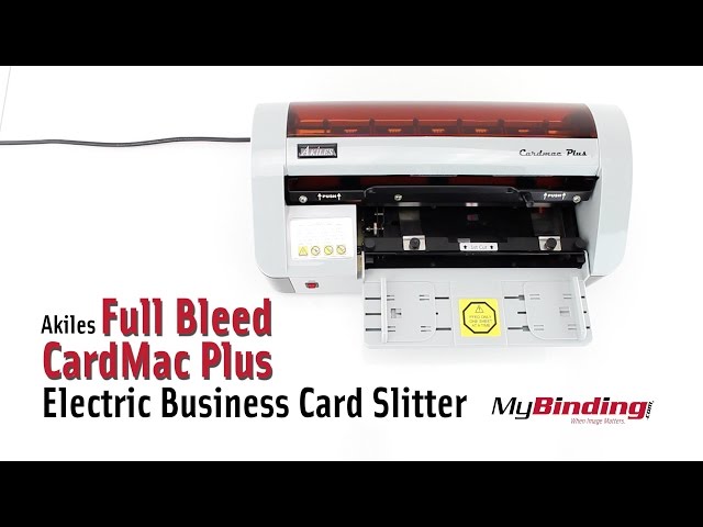 Akiles Full Bleed CardMac Plus Electric Business Card Slitter