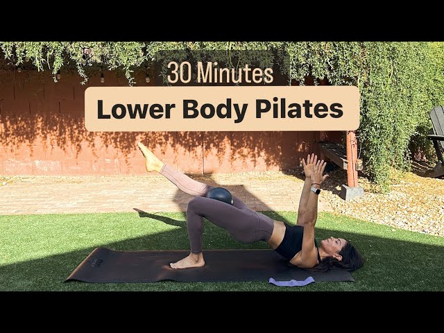 30 Minutes Lower Body Pilates | Resistance Band & Pilates Ball