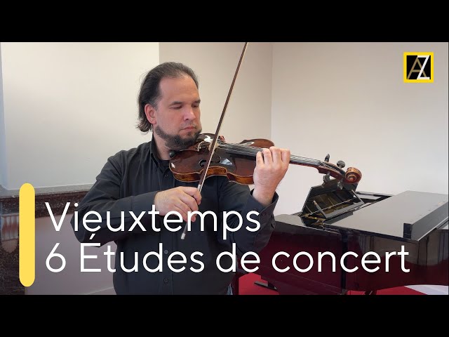VIEUXTEMPS: 6 Études de concert, Op. 16 | Antal Zalai, violin 🎵 classical music