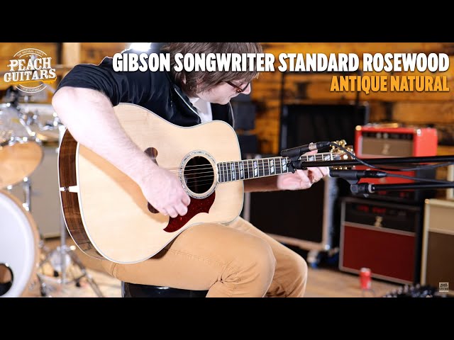 No Talking...Just Tones | Gibson Songwriter Standard Rosewood Antique Natural