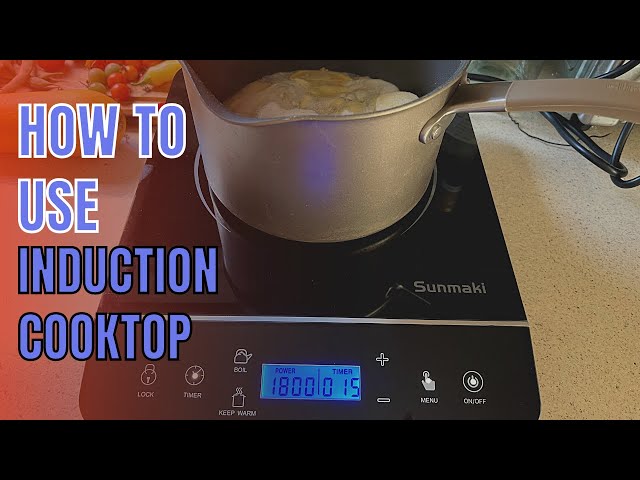 How to Use Induction Cooktop | Sunmaki Portable Induction Cooktop Review: