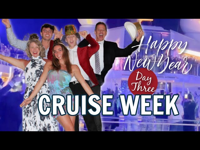 New Year's Eve PARTY On A Cruise Ship | Caribbean NEW YEAR'S Cruise Vacation Day Three