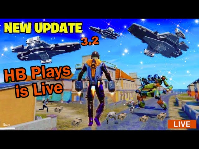 Aao Game Khelen 🤣 Pubg Mobile New Update 3.2 |  Live Stream | HB Plays 🔥