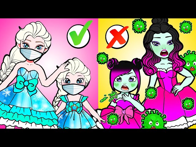 WOW! Virus Is Coming - Be Careful, Please!!! - Barbie Story & Crafts | WOA Doll Stories