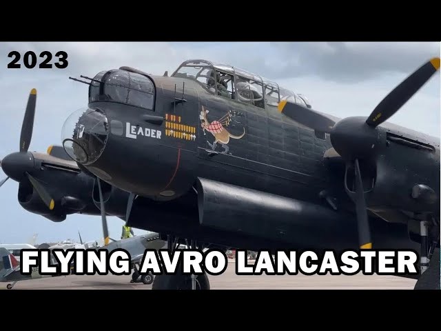 Flying Lancaster bomber incredible sound 🇬🇧