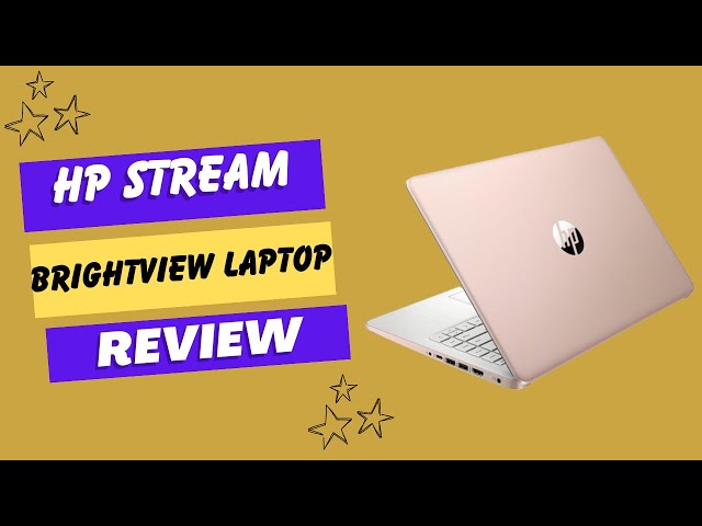 HP 2022 Stream 14 HD BrightView Laptop: Streamlined Performance - Review