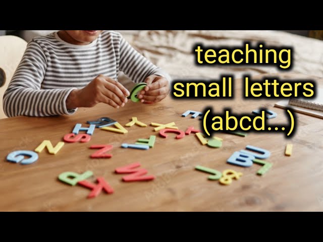 How to explain strokes while teaching small letters to kids ||