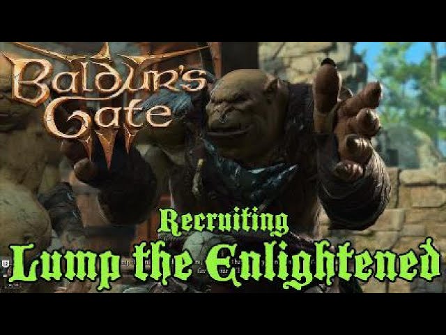 Baldur's Gate III recruiting Lump the Enlightened