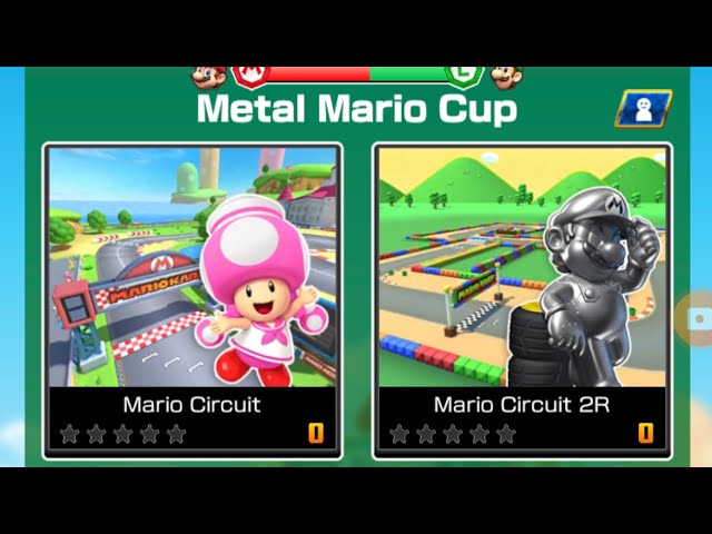 Mario Kart Tour Metal Mario Cup Mario Circuit 2R