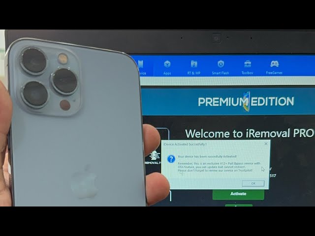 iRemovalPro Premium Edition Hello mode/Activation lock Bypass iPhone XR iPhone 14 ProMax With Signal