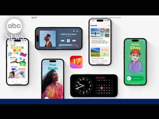 Apple to release iOS 17 today l ABC News