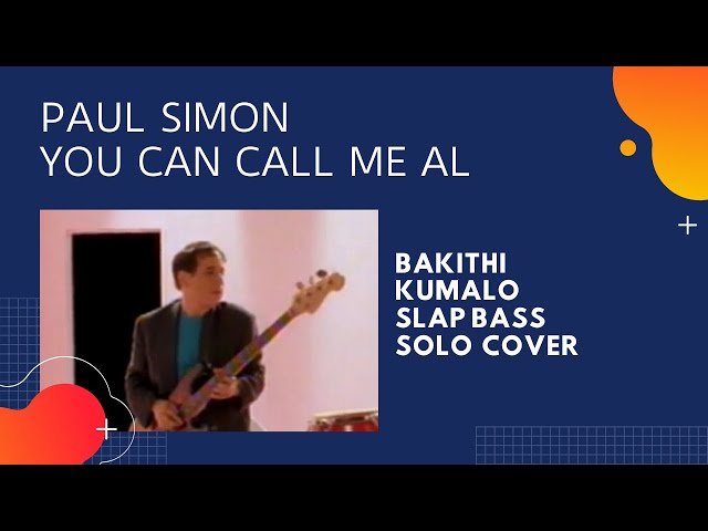 Paul Simon « You can Call me Al » slap bass solo cover #Shorts