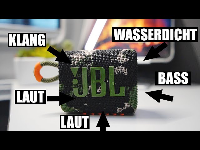 Klein Wasserdicht und laut Bluetooth Lautsprecher ✅ JBL GO 3 kleine Bluetooth Box unter 50€