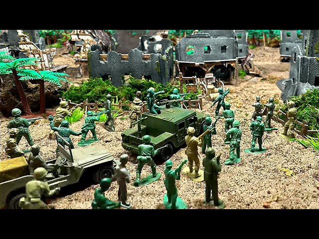 Army Men: Green Vs Tan Warfare Stop Motion (Warfare Series Compilation)