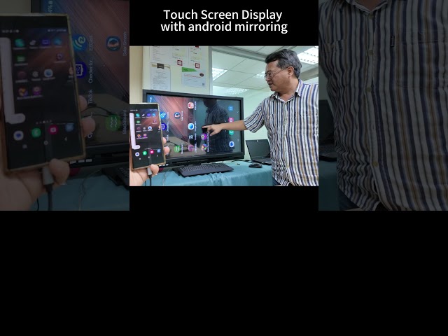 Using your Touch Screen Display TV with android mirroing