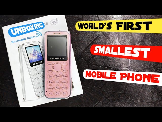 World's First Smallest Mobile Phone Unboxing And First Look || Kechaoda K115 Mobile Phone Unboxing