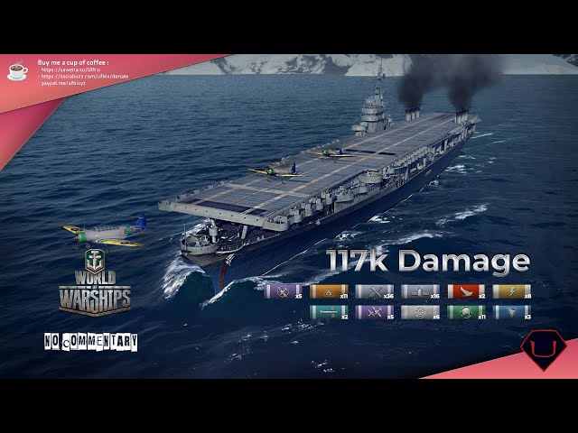 CV Tier 4 kerasukan 117k dmg - World of Warships Indonesia