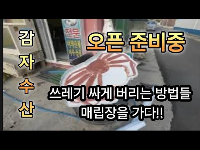 Ep257.[4K영상] 오늘의 미션 전부 갖다 버리기~~  오픈준비!! 감자 트럭커!!