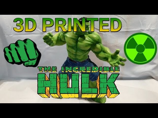 3D Printed 15'' Hulk [Time-Lapse] AirBrush+Jeans | Now ARTFX Statue