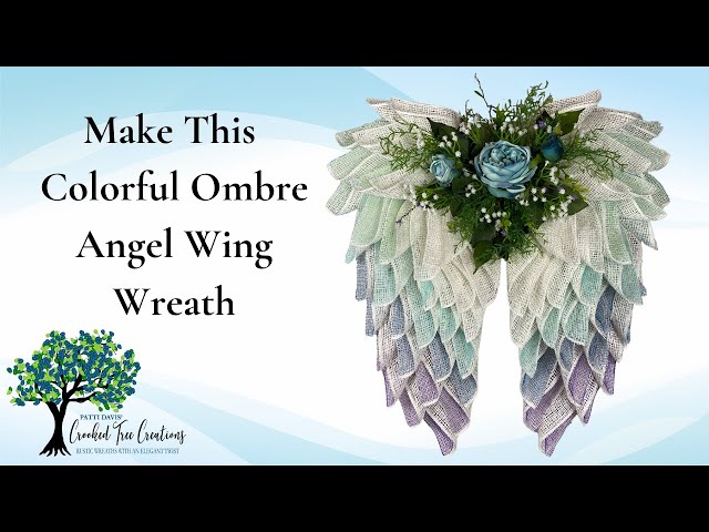 Learn How to Make an Angel Wing Wreath  - a Step-by-Step DIY tutorial