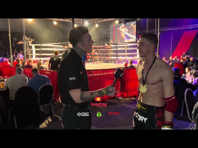 Dean Logan Post-Fight Interview after his win on Victory 12