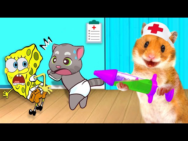 Hamster Pretend Crazy Doctor Check Up & Escape Prison | Life Of Pets HamHam