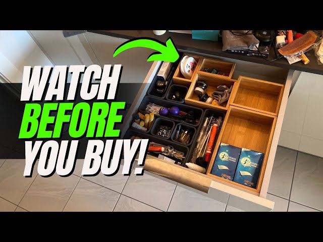 is it WORTH it? - 8 Bamboo Drawer Organizers! - How to organize your desks!