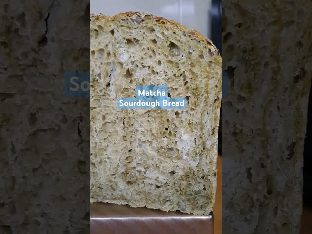 Matcha Sourdough Bread                #sourdoughbread  #homebaker  #MsFoodie #sourdough