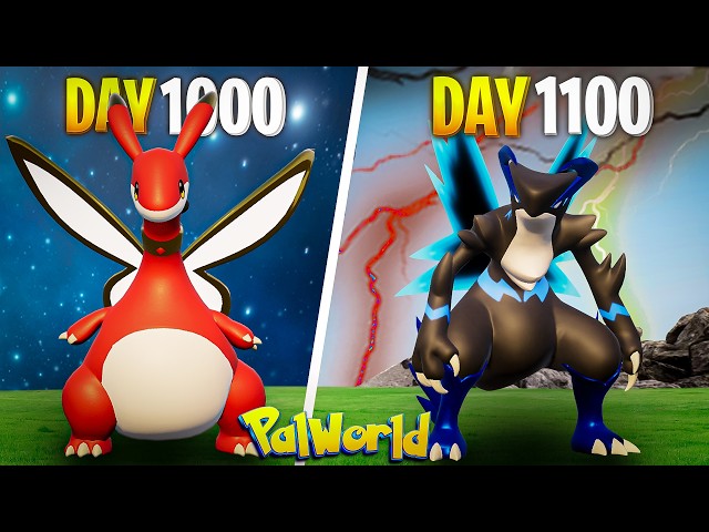 I Survived 1100 Days In Palworld In Hindi || New Update