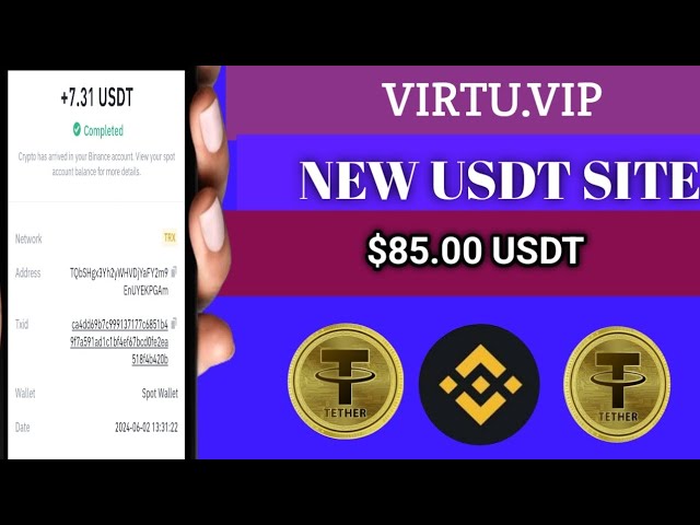 "Virtu.Vip"New Usdt Earning Site 2024 | Best Usdt Investment Website | New Usdt Earning Platform