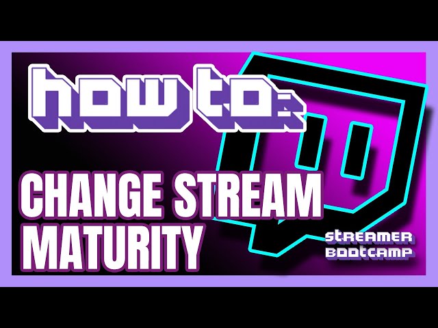 How to Make Your Twitch Stream Mature QUICK & EASY | Twitch Tips 2022