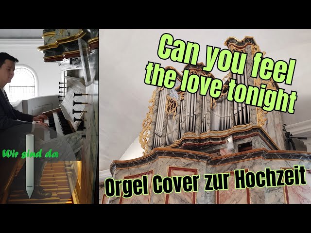 Can you feel the love tonight - The Lion King - Organ cover for a wedding