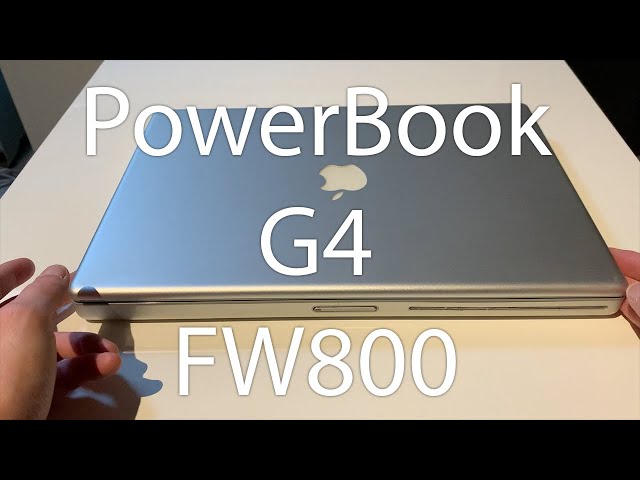 PowerBook G4 15" FW800 - Overview