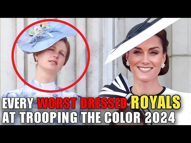Every Worst Dressed Royal At Trooping The Color 2024 | Celebrity Things