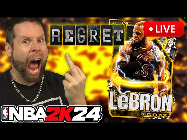 TRYING TO GET A GOAT CARD LEBRON JAMES on NBA 2K24 - LIVE STREAM