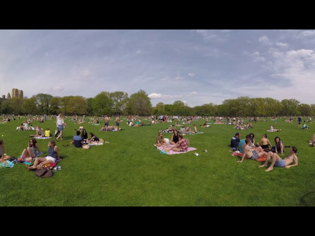 NYC360 -  Sheep Meadow, Central Park NYC - April 29, 2017