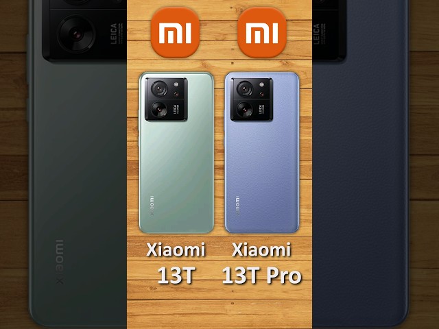 Xiaomi 13T vs 13T Pro