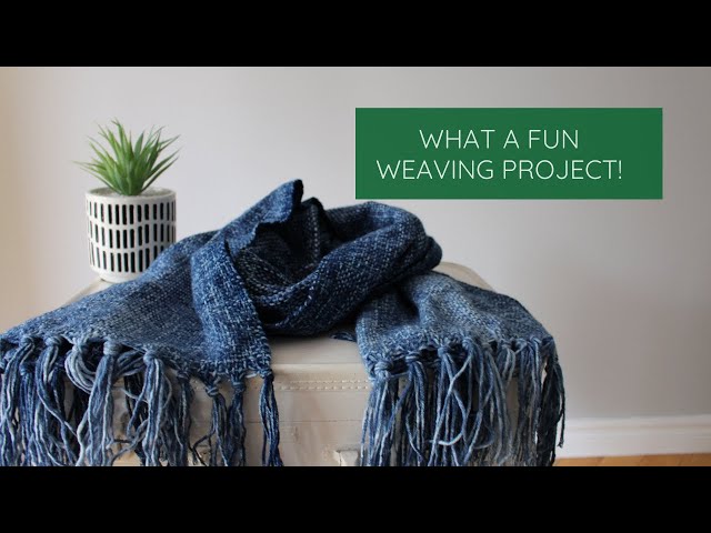 Weaving an EASY and BEAUTIFUL Scarf on a Rigid Heddle Loom | A Perfect Beginner Project