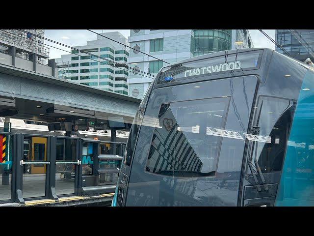 The journey from Epping to Chatswood on the Sydney Metro