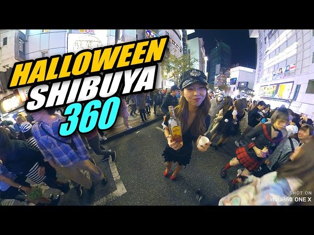HALLOWEEN SHIBUYA 2018 TOKYO JAPAN | INSTA360 ONE X