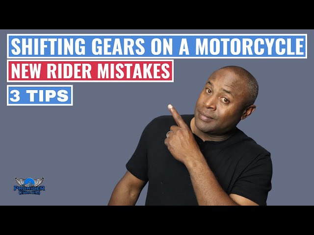How To Properly Shift Gears On A Motorcycle / 3 Common Beginner Mistakes