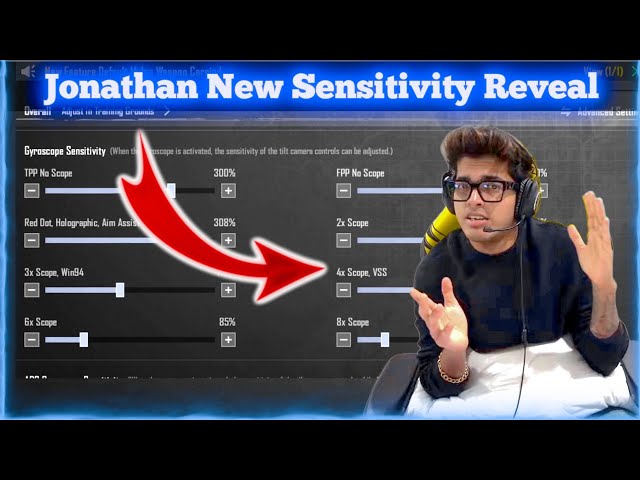 Jonathan New Sensitivity and Control Reveal 💯