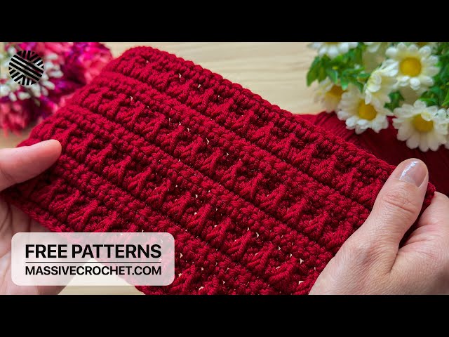 Crochet a Very Easy and Never-Before-Seen Pattern for Beginners! ✅ NEW Crochet Stitch
