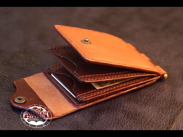 MAKING A NEW DESIGN OF LEATHER MONEY CLIP WALLET