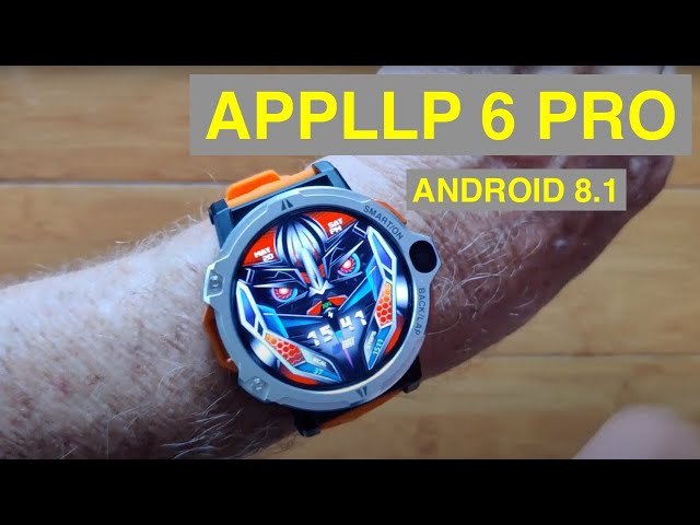 LOKMAT APPLLP 6 PRO Round Android 8.1 Dual Cams 4GB/64GB 4G Smartwatch: Unboxing and 1st Look