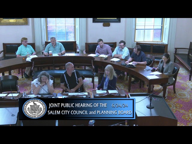City Council and Planning Board Joint Public Hearing June 24th, 2024 LIVE!