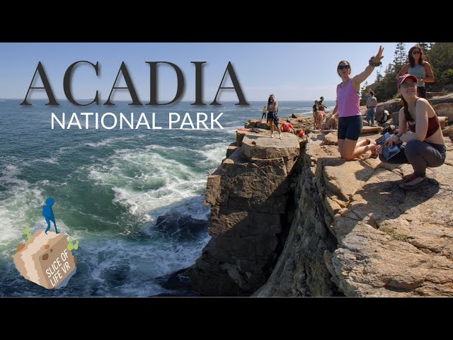 8k 3D Acadia National Park: Towering Seaside Cliffs - Apple Vision Pro 180 3D 8k Spatial Experience