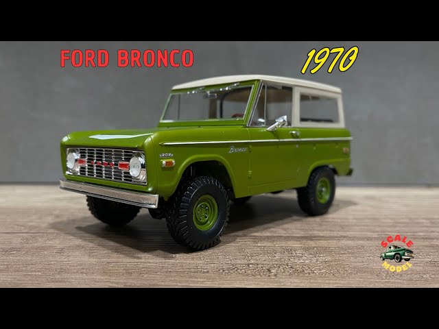 model car building Ford Bronco 1970 scale model!