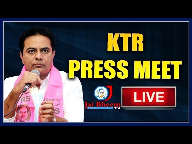 LIVE : KTR Press Meet At Nandi Nagar Residence Along With Groups Exam Aspirants|JAI BHEEM TV INDIA|